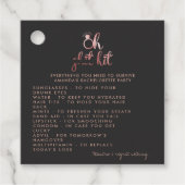 Bruidsfeest Kit Favor Label (Voorkant)