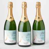 Bruidsfeest Knal de Kurk Sparkling Wijnetiket (Flessen)
