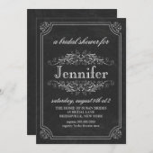 Bruidsfeest | Krijtbord Thema Bruidsfeest In Kaart (Voorkant / Achterkant)