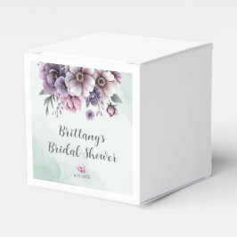 Bruidsfeest Lavendel & Groen Bloemendesign  Bedankdoosjes