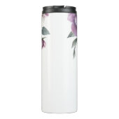 Bruidsfeest Lavendel Waterverf Bloemen Thermosbeker (Achterkant)