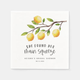 Bruidsfeest 'Lemon She Found Her Main Squeeze' Servet