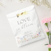 Bruidsfeest 'Love In Bloom' Bloemen Bar Bord Bedankzakje (Gezegeld)