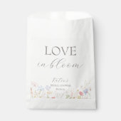 Bruidsfeest 'Love In Bloom' Bloemen Bar Bord Bedankzakje (Voorkant)