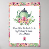 Bruidsfeest Maak uzelf de geadresseerde bord Poster (Voorkant)