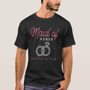 Bruidsfeest Maid Of Honor Bachelorette Feest Bruid T-shirt