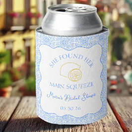 Bruidsfeest Main Squeeze Citroen Blauwe Tegel Blikjeskoeler