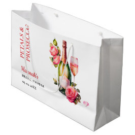 Bruidsfeest met Bloemen en Prosecco Groot Cadeauzakje