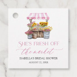 Bruidsfeest met Boeremarktthema Bedankjes Labels