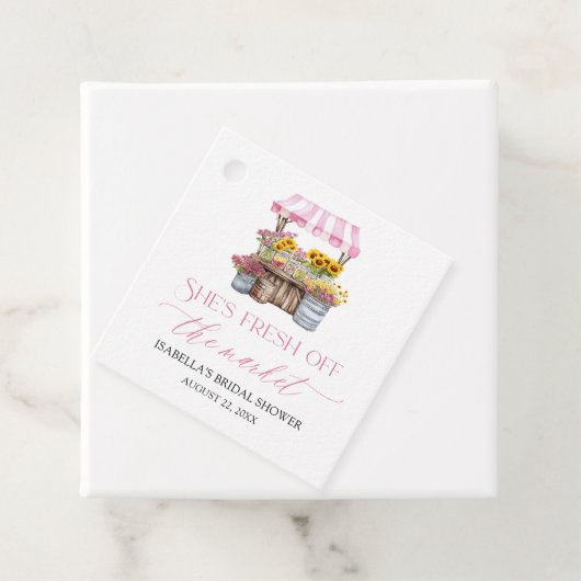 Bruidsfeest met Boeremarktthema Bedankjes Labels (In situ)