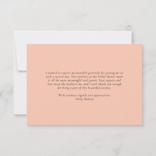 Bruidsfeest met een bierliefde bedankkaart (Achterkant)