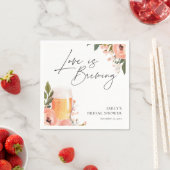 Bruidsfeest met een bierliefde servet (Insitu)