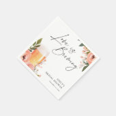 Bruidsfeest met een bierliefde servet (Hoek)