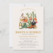 Bruidsfeest met Laarzen Kaart (Voorkant)