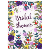 Bruidsfeest met oude rozen klembord (Achterkant)