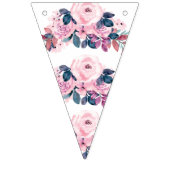  Bruidsfeest met paarse roze rustieke bloemen op d Vlaggetjes (Eerste vlag)