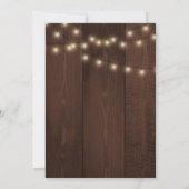 bruidsfeest met rustiek hout, zonnebloemen en euca kaart (Achterkant)