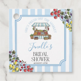 Bruidsfeest met Verse Markt-producten Bedankjes Labels