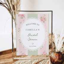 Bruidsfeest met vintage bloemen welkom