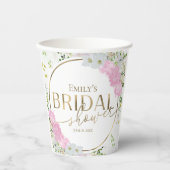 Bruidsfeest met wilde bloemen papieren bekers (Voorkant)