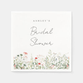Bruidsfeest met Wilde Bloemen Servet