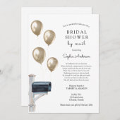 Bruidsfeest op afstand per post kaart (Voorkant / Achterkant)