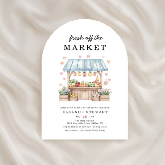 Bruidsfeest op de Boerenmarkt 'Vers van de Markt' Kaart