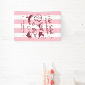 Bruidsfeest op het strand Laatste Plons Zeemeermin Spandoek (Insitu)