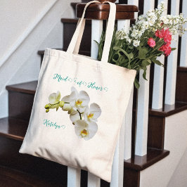 Bruidsfeest Orchideeën Trouwcadeau Canvas tas