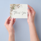 Bruidsfeest pampas gras moderne boho elegante tha flyer (Hand)