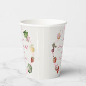 Bruidsfeest Papieren Bekers Vers Van De Markt (Rechts)