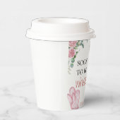 Bruidsfeest papieren bekertje dat spoedig zal word bekers (Rechts)