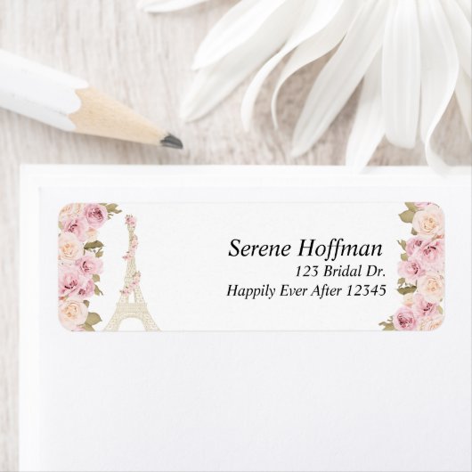 Bruidsfeest, Parijs thema, Eiffeltoren, Bruid Etiket (Insitu)