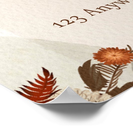 Bruidsfeest Poster (Hoek)