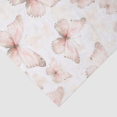 Bruidsfeest Pretty Roze Vlinders Tissuepapier (Detail)