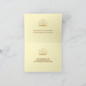 Bruidsfeest Princess To Queen Bedankkaart (Binnen)