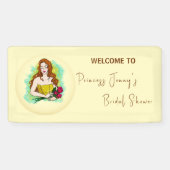 Bruidsfeest Princess To Queen Spandoek (Horizontaal)