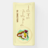 Bruidsfeest Princess To Queen Spandoek (Verticaal)