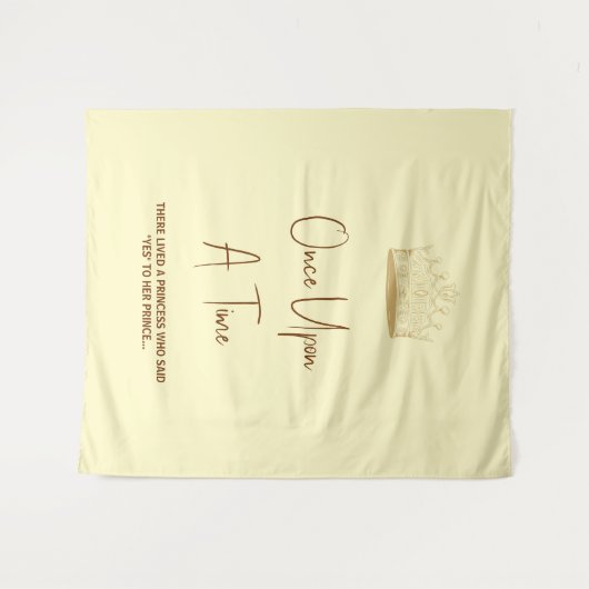 Bruidsfeest Princess To Queen Wandkleed (Voorkant (horizontaal))