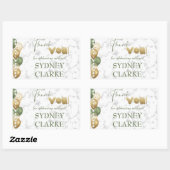 Bruidsfeest. Pyjamaparty Rechthoekige Sticker (Vel)