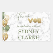 Bruidsfeest. Pyjamaparty Rechthoekige Sticker (Voorkant)