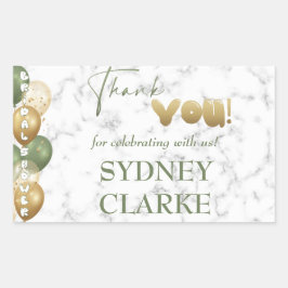 Bruidsfeest. Pyjamaparty Rechthoekige Sticker