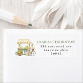 Bruidsfeest Retouradres Fresh Off The Market Etiket (Insitu)