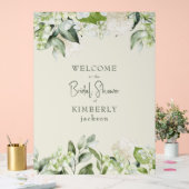 Bruidsfeest Roomcream Witte Hydrangea Welkom Acryl Bord (Huwelijk)