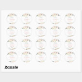 Bruidsfeest RoseGoud Bachelorette Party Ronde Sticker (Vel)