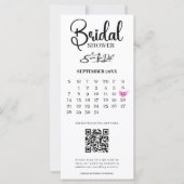 Bruidsfeest Save The Date Foto QR Code Huwelijk (Voorkant)