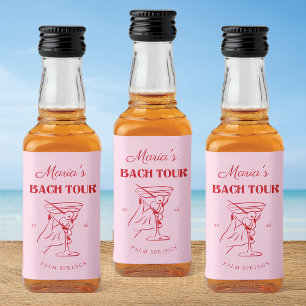 Bruidsfeest Shot Mini Fles Etiket