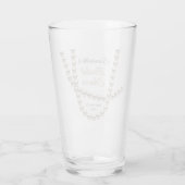 Bruidsfeest Sieraden Parelketting Glas (Achterkant)