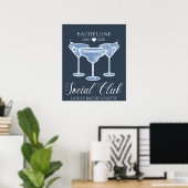Bruidsfeest Sociale Club Poster (Thuiskantoor)
