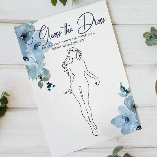 Bruidsfeest spel Blauwe Rozen Raad de Trouwjurk Ka Flyer